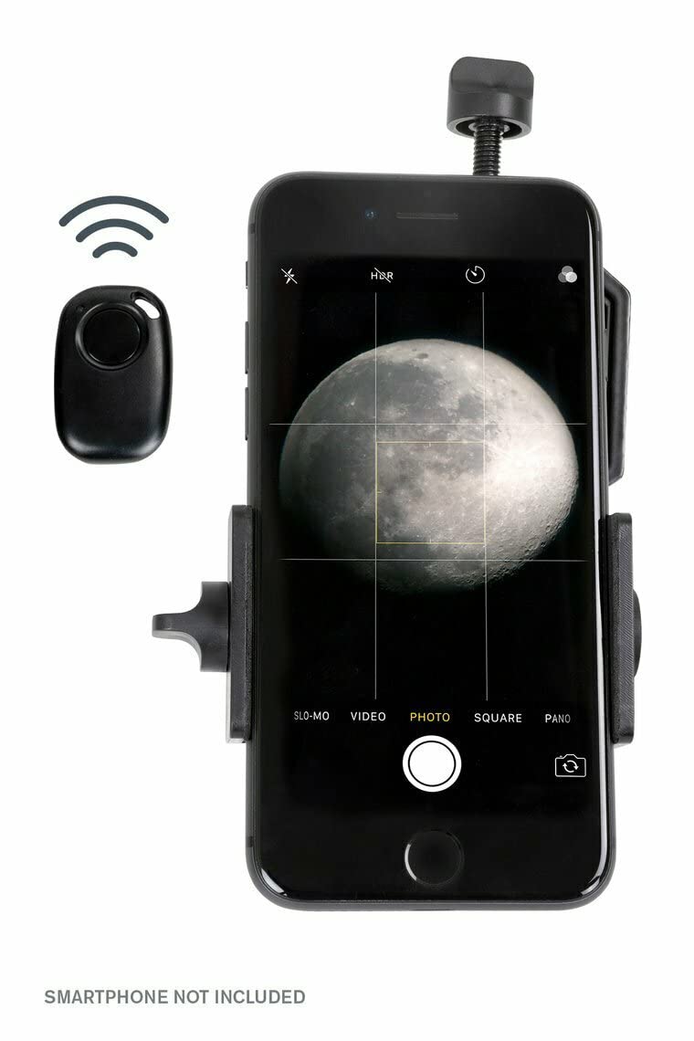 Celestron – Smartphone Photography Adapter for Telescope – Digiscoping Smartphone Adapter – Capture Photos and Video Through Your Telescope or Spotting Scope Eyepiece