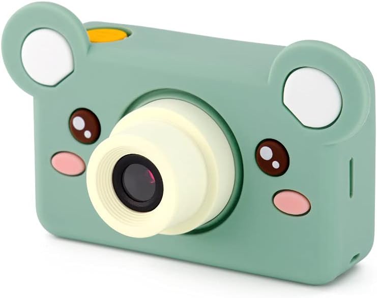Kidamento Camera Silicone Bag Bundle - Digital Camera for Children and Camera Case - Model C Mikayo The Bear - Silicone Bag Yellow Bee