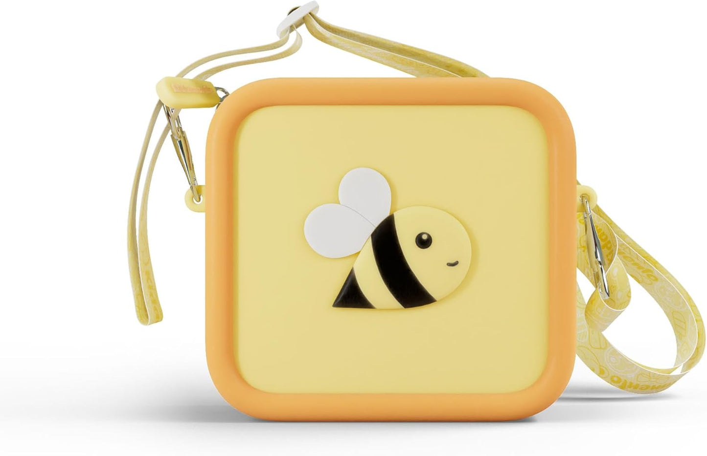 Kidamento Camera Silicone Bag Bundle - Digital Camera for Children and Camera Case - Model C Mikayo The Bear - Silicone Bag Yellow Bee