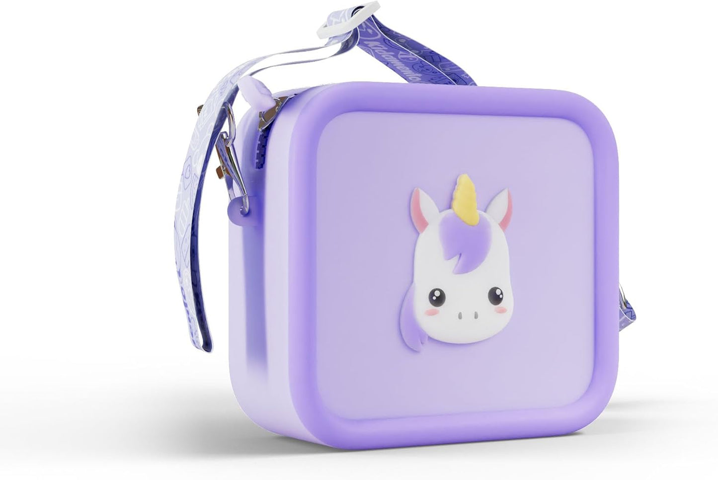 Kidamento Camera Silicone Bag Bundle - Digital Camera for Children and Camera Case - Model K Meowie The Cat - Silicone Bag Purple Unicorn