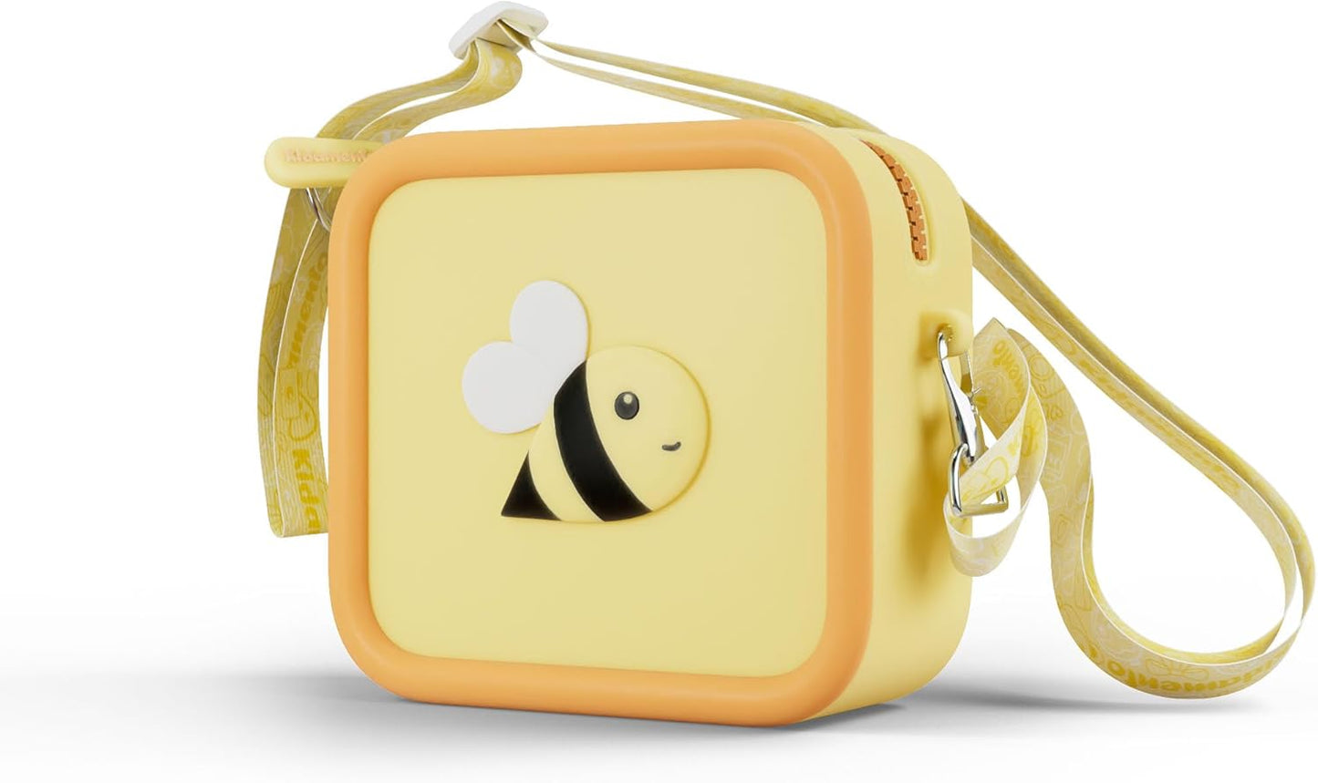 Kidamento Camera Silicone Bag Bundle - Digital Camera for Children and Camera Case - Model C Mikayo The Bear - Silicone Bag Yellow Bee