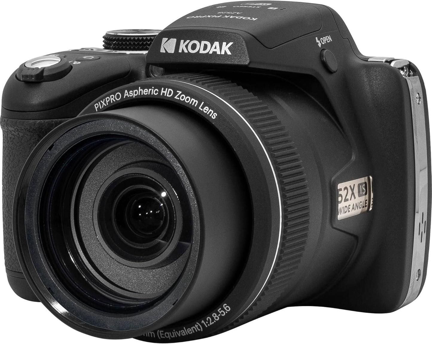Kodak PIXPRO AZ528 Digital Camera (Black) Bundle with 32GB Memory Card + Camera Case + Memory Card Wallet + Screen Protectors + Accessories